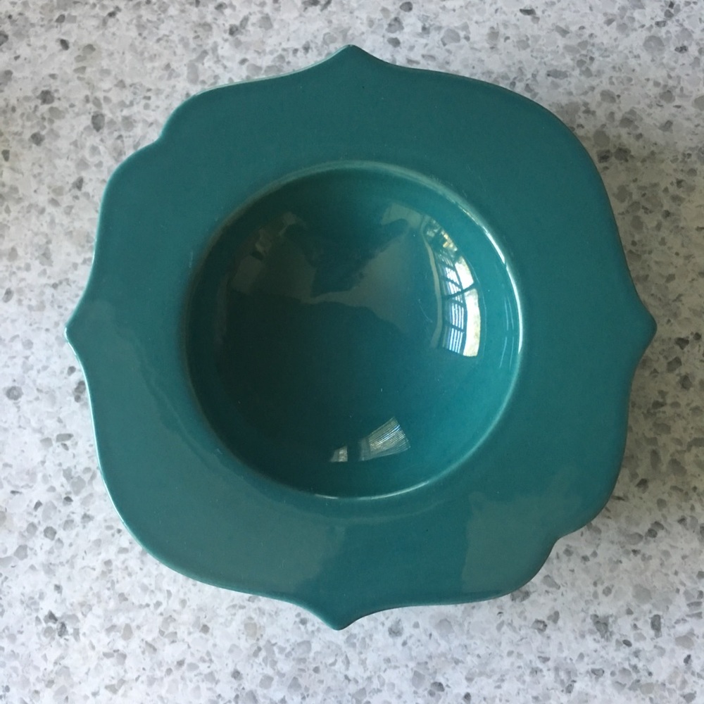 Beautiful teal Anthropologie bowl - Picture 1 of 2